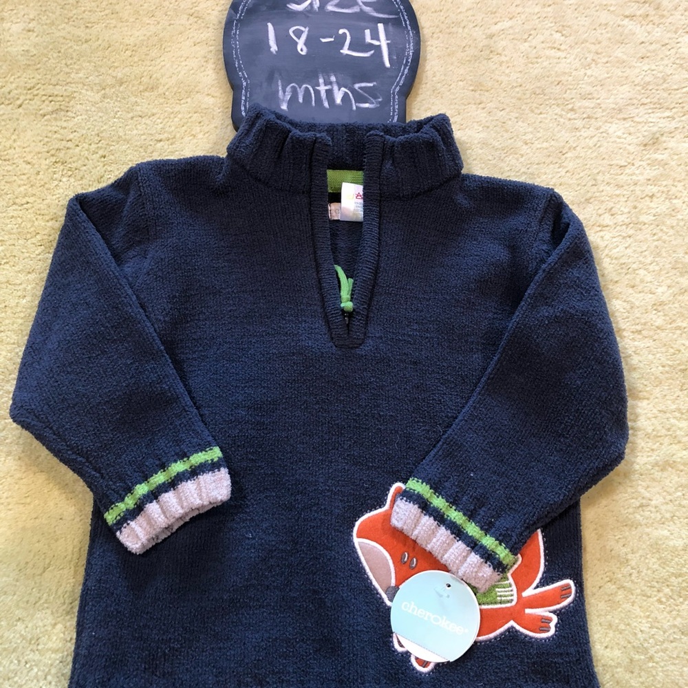 Cherokee Charcoal Gray Toddler sweater